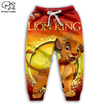 Load image into Gallery viewer, Simba The Lion King cartoon hoodie Kids baby 3D print zipper hoodies Sweatshirts boy girl Long sleeve Top Pants for Dropshipping